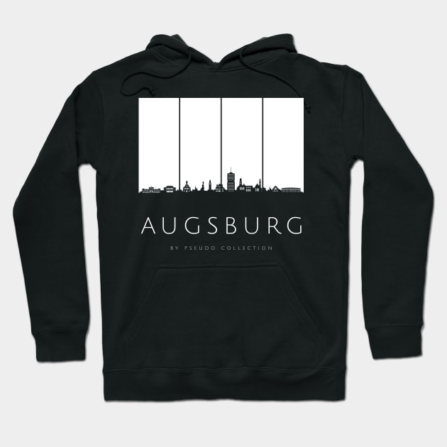 Skyline Augsburg Weiss Hoodie by PCollection